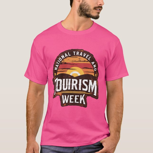 National Travel and Tourism Week, National Travel  T-Shirt (Front)