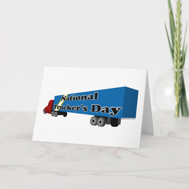 National Trucker's Day Card (Front)