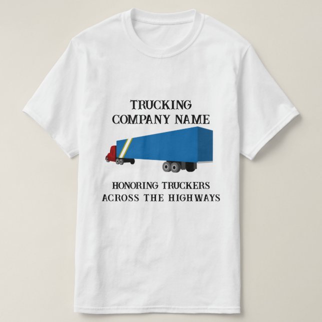 National Trucker's Day T-Shirt (Design Front)