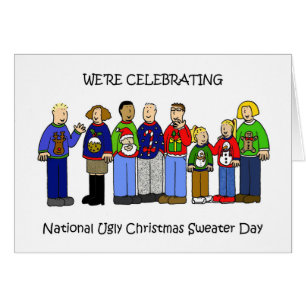 National Ugly Christmas Sweater Day Cards