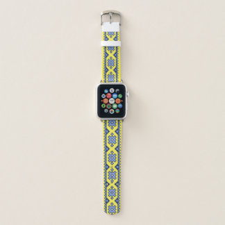 national Ukrainian embroidery ornaments kosnad Apple Watch Band