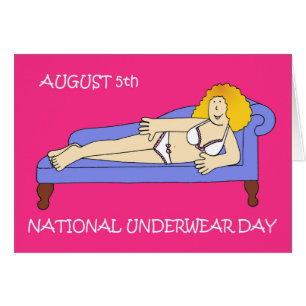 National Underwear Day  August 5th Cards