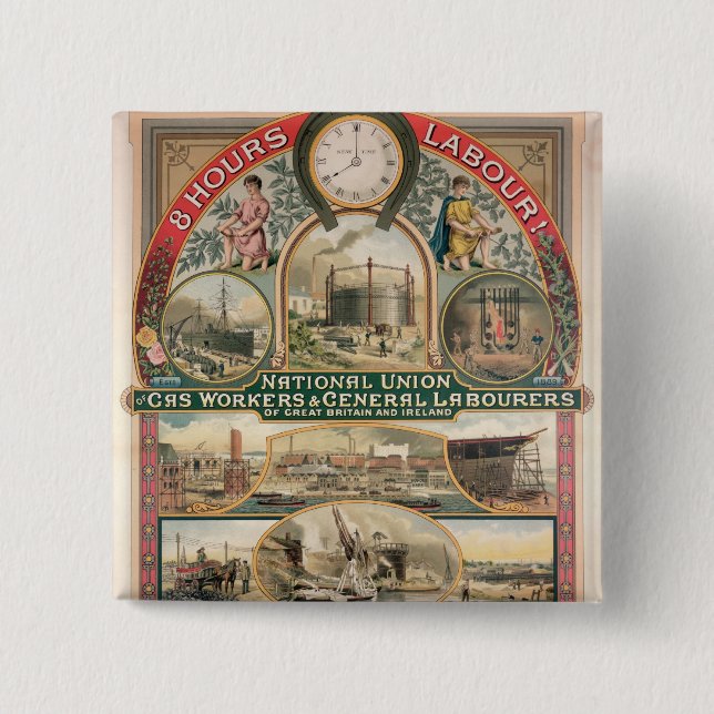 National Union Pinback Button (Front)