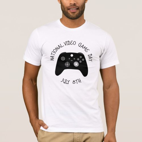 National Video Game Day July 8th    T_Shirt