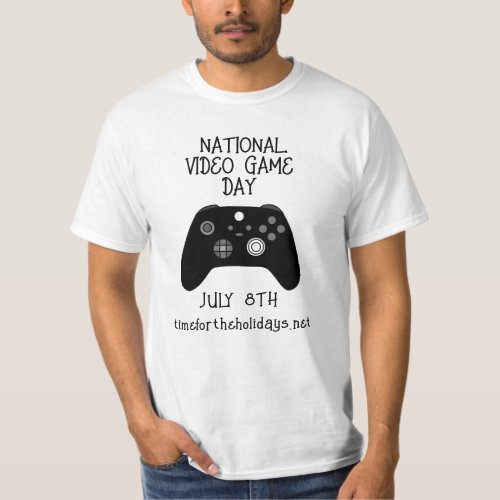 National Video Game Day July 8th  T_Shirt