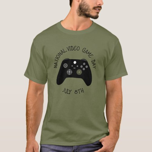National Video Game Day July 8th   T_Shirt