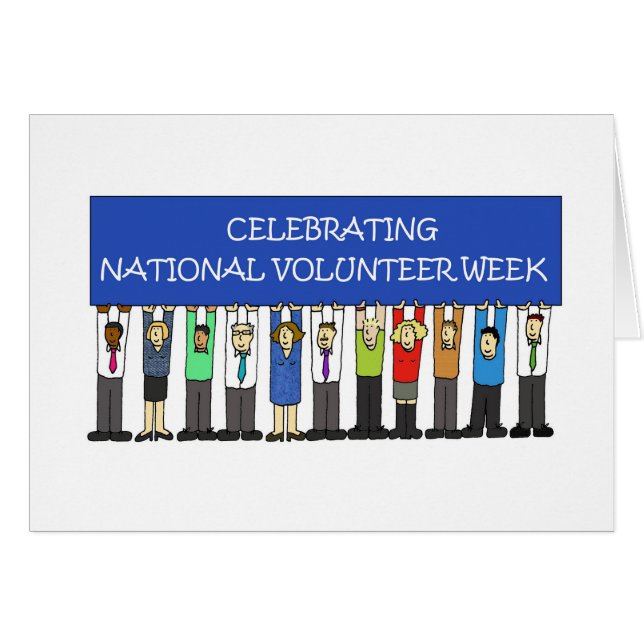 National Volunteer Week - April Cards (Front Horizontal)