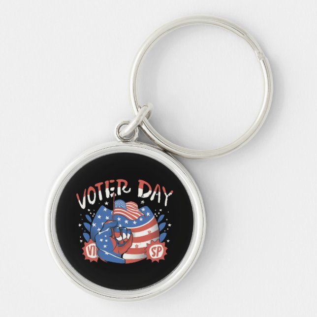 National Voter Registration Day Keychain (Front)