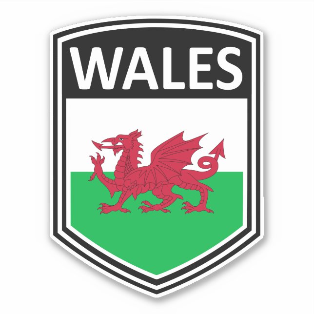 National - Wales Sticker (Front)
