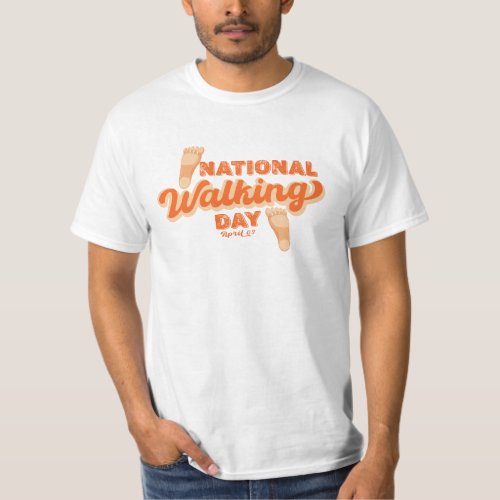 National Walking Day T_Shirt