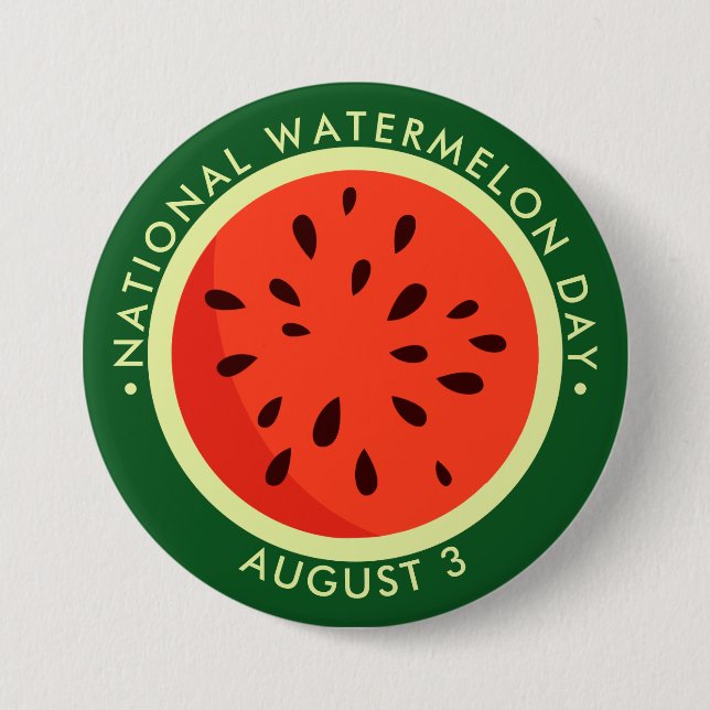 National Watermelon Day Button (Front)