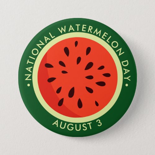 National Watermelon Day Button