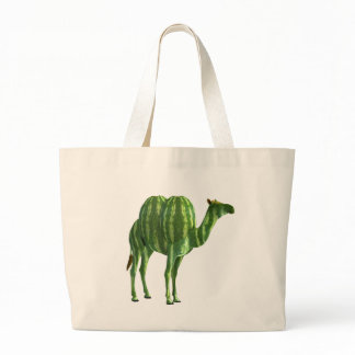 National Watermelon Day Dromedary Large Tote Bag