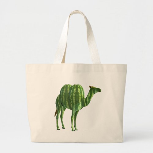 National Watermelon Day Dromedary Large Tote Bag