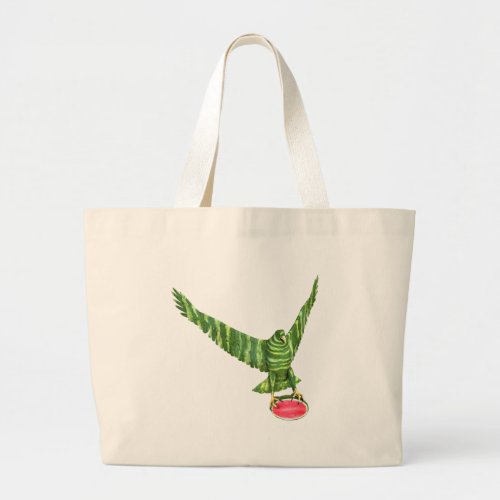 National Watermelon Day Eagle Large Tote Bag