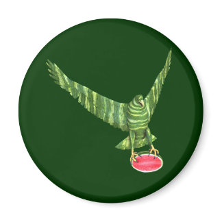 National Watermelon Day Eagle Magnet