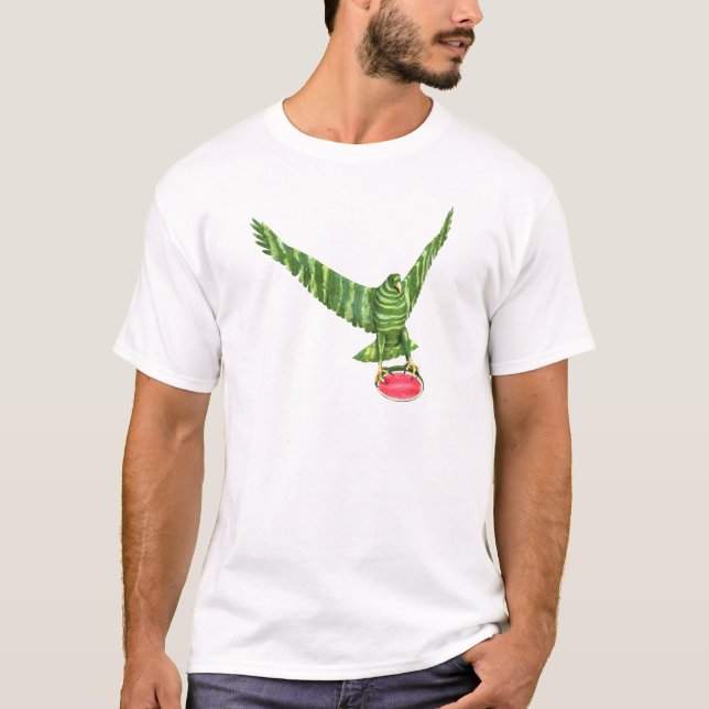 National Watermelon Day Eagle T-Shirt (Front)