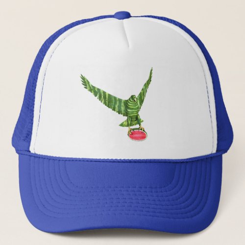 National Watermelon Day Eagle Trucker Hat