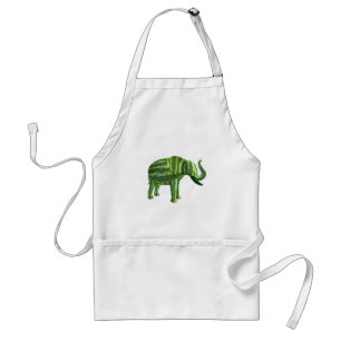 National Watermelon Day Elephant Adult Apron
