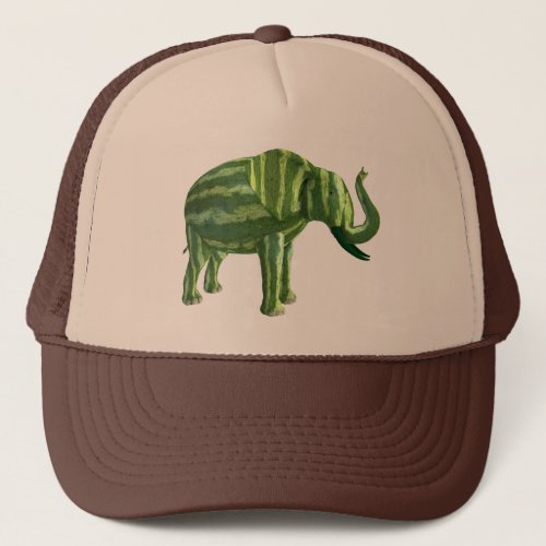 National Watermelon Day Elephant Trucker Hat