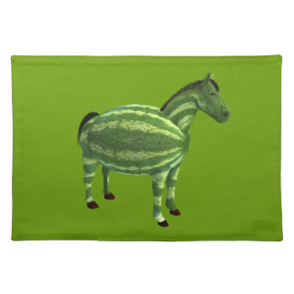 National Watermelon Day Horse Cloth Placemat