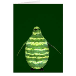 National Watermelon Day Penguin Cards