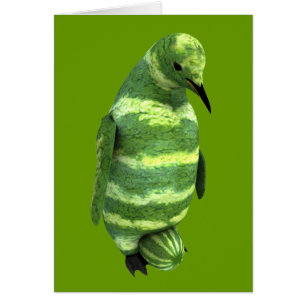 National Watermelon Day Penguin Cards