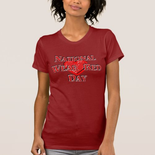 National Wear Red Day T_Shirt