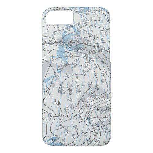 National Weather Map iPhone 87 Case