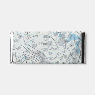 National Weather Map Hershey Bar Favors