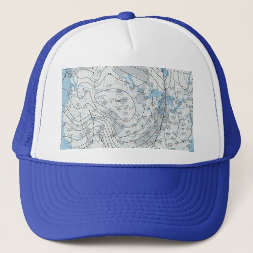 National Weather Map Trucker Hat