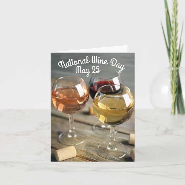 National Wine Day Card (Front)