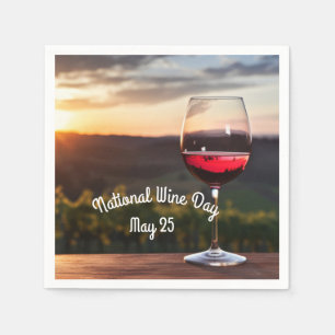 National Wine Day Napkins