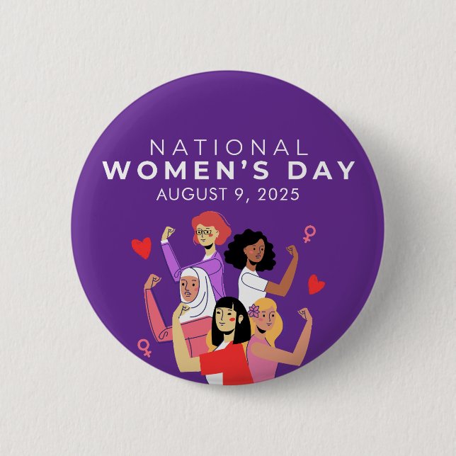 National Women’s Day Button (Front)