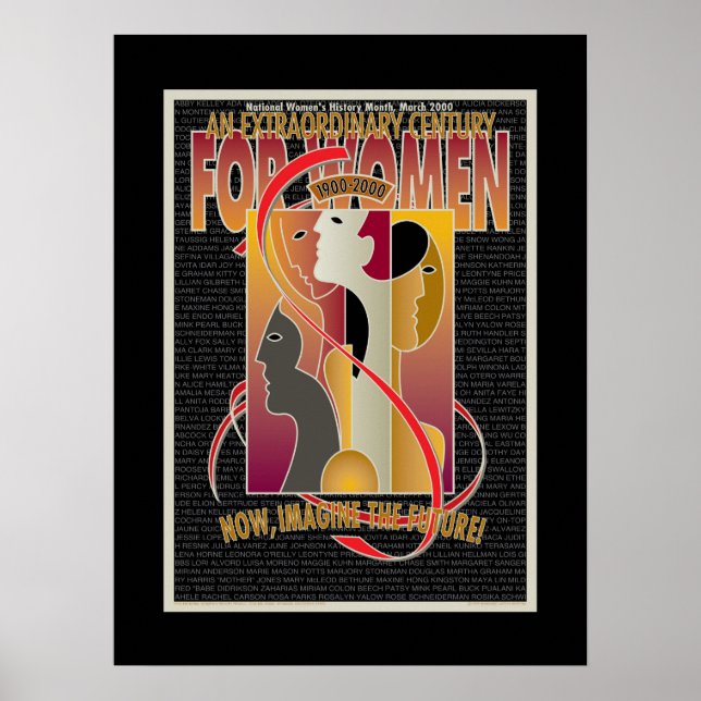 National Women's History Centennial Poster Print (Front)