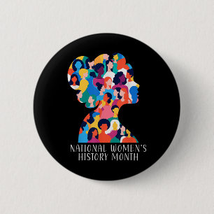 National Womens History Month 2025 Womens History Button