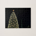 National Xmas Tree & Washington Monument at Night Jigsaw Puzzle