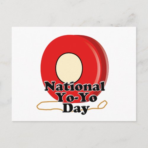 National Yo_Yo Day Postcard