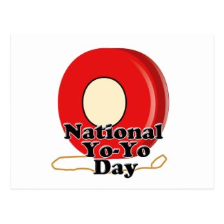National Yo-Yo Day Postcard