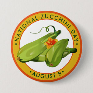 National Zucchini Day Button
