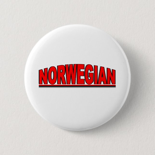 Nationalities - "Norwegian" Button (Front)