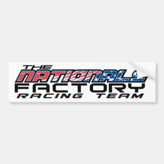 nationals factory bumper sticker