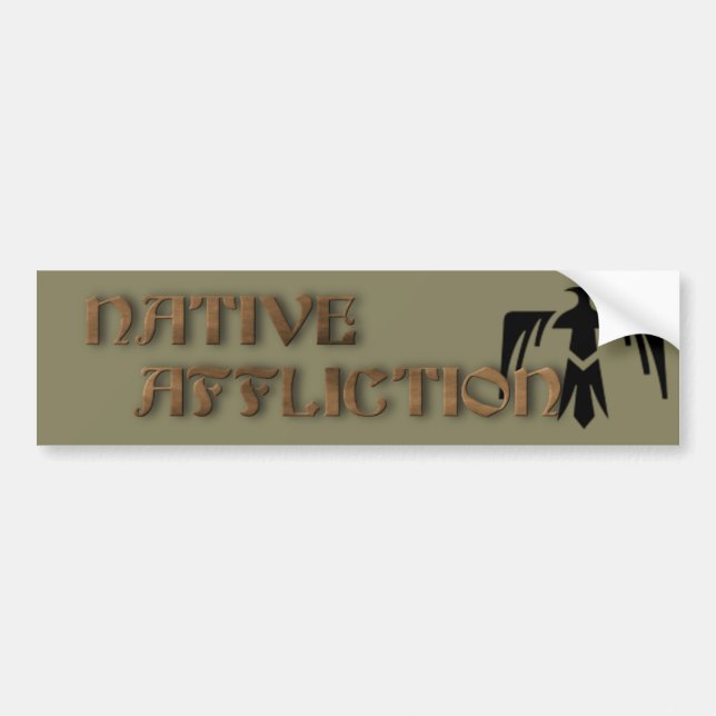 Native Affliction Bumper Sticker (Front)