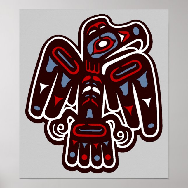 Native America Haida Thunderbird Poster (Front)