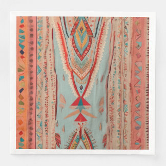 Native America Pattern Paper Dinner Napkins