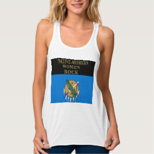 NATIVE AMERICA WOMEN ROCK TANK TOP