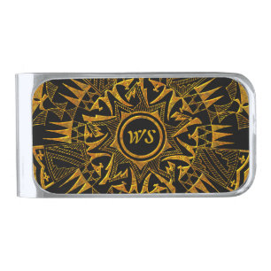Native American 1 Silver Finish Money Clip