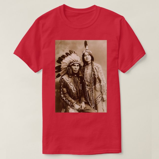 Native American 69  T-Shirt (Design Front)