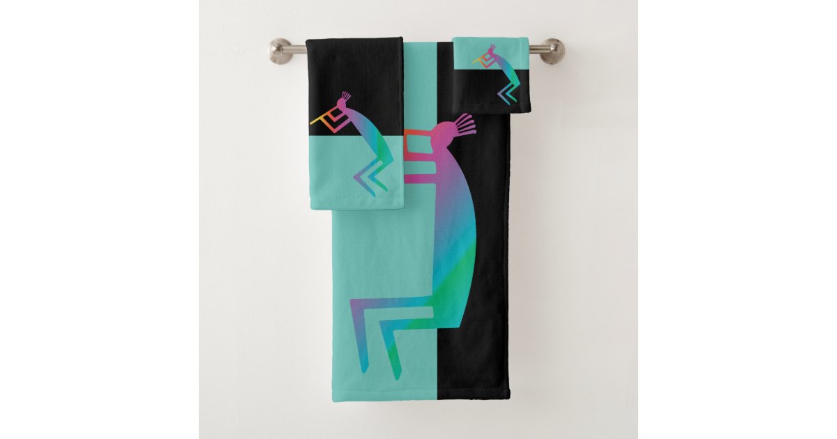 Native American Abstract Kokopelli Bath Towel Set Zazzle Com