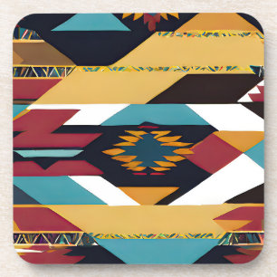 Native American Abstract Tribute 02 Beverage Coaster